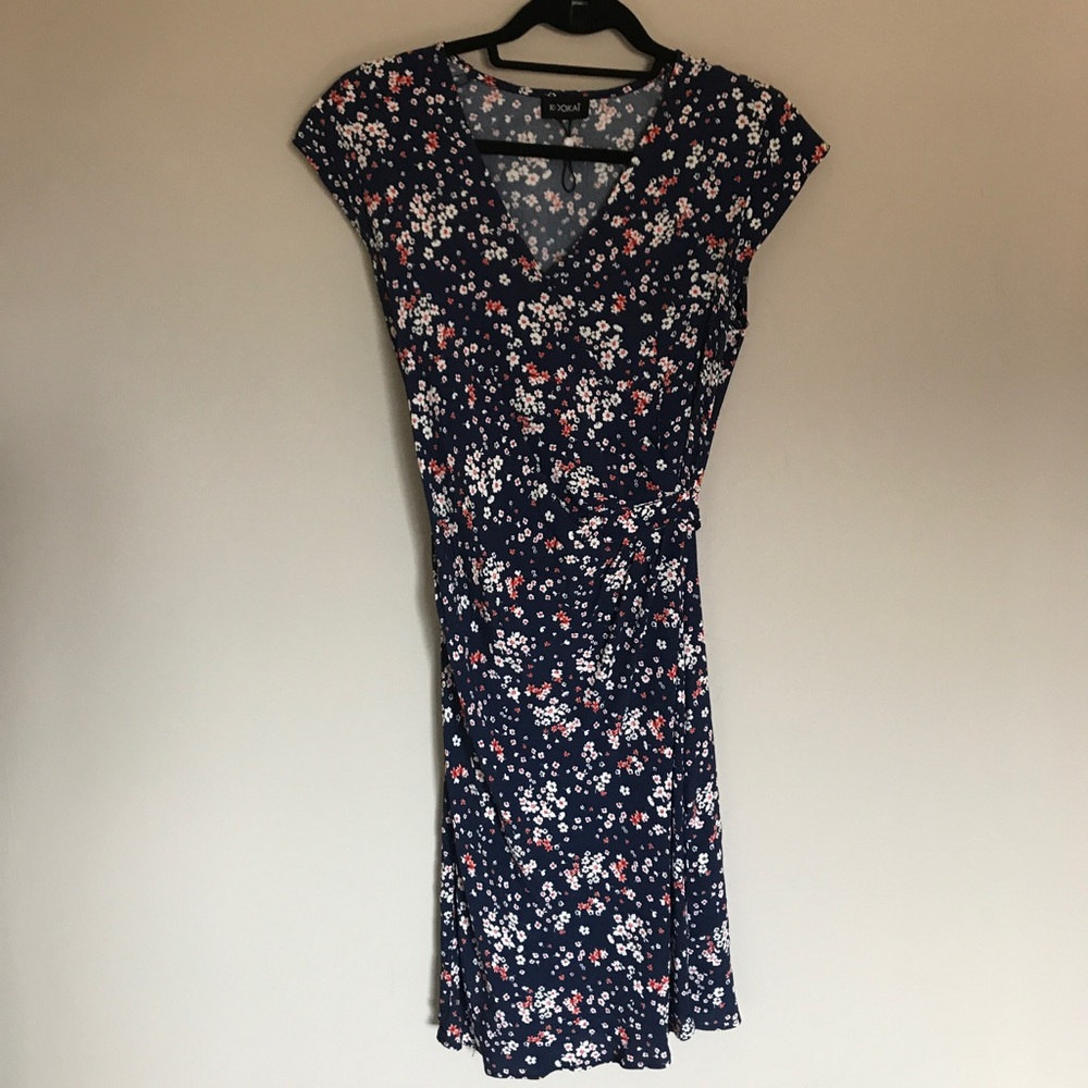 Kookaï Floral Dress with Tie